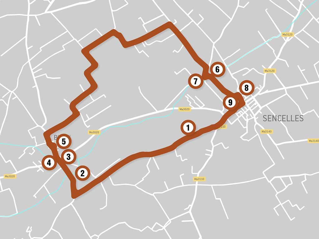 Mapa de la ruta Mapa de la ruta
