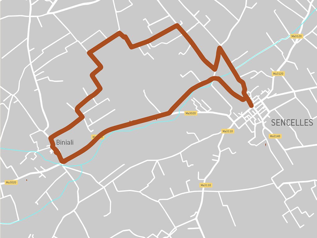 Mapa de la ruta