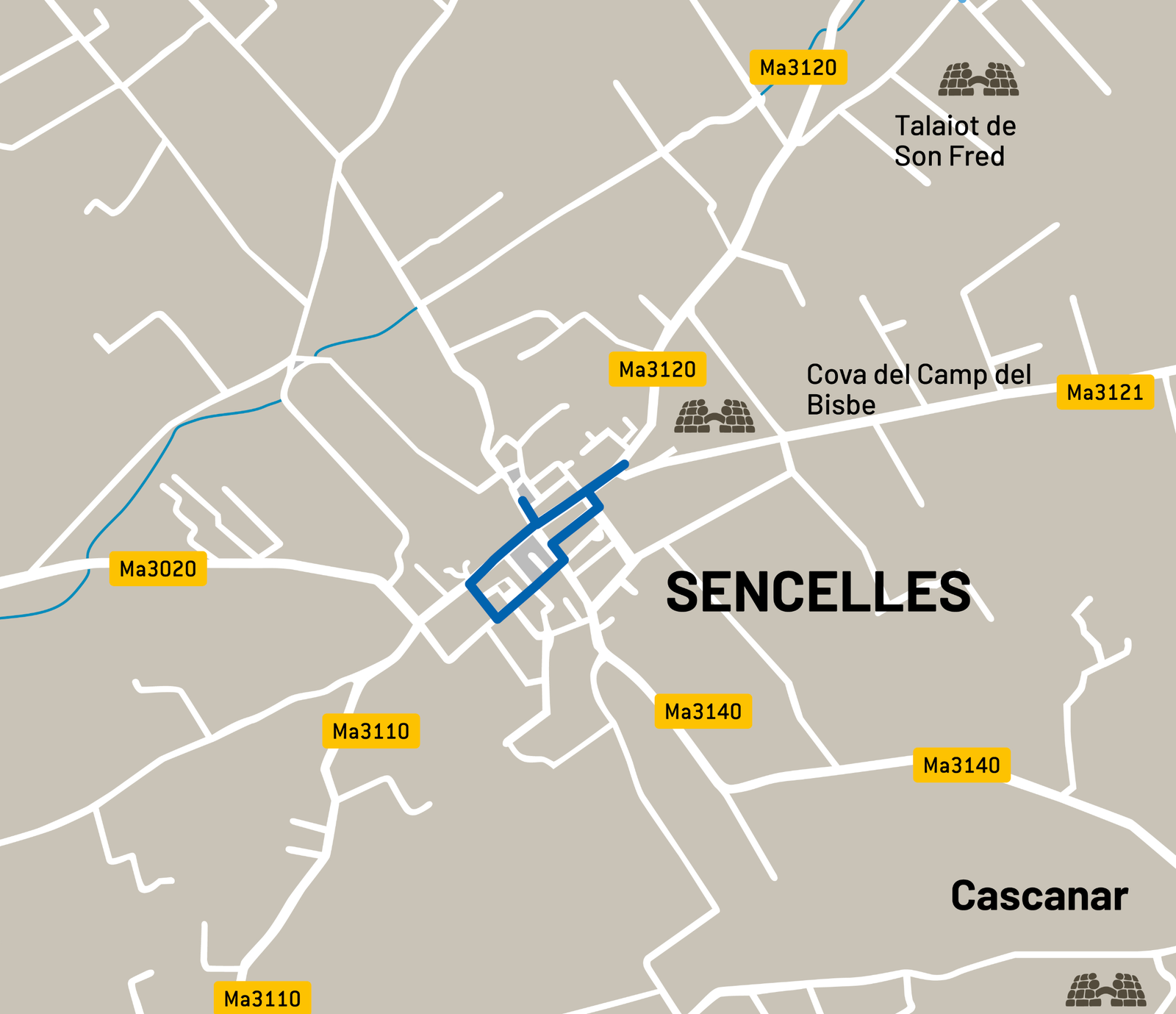 Mapa de la ruta