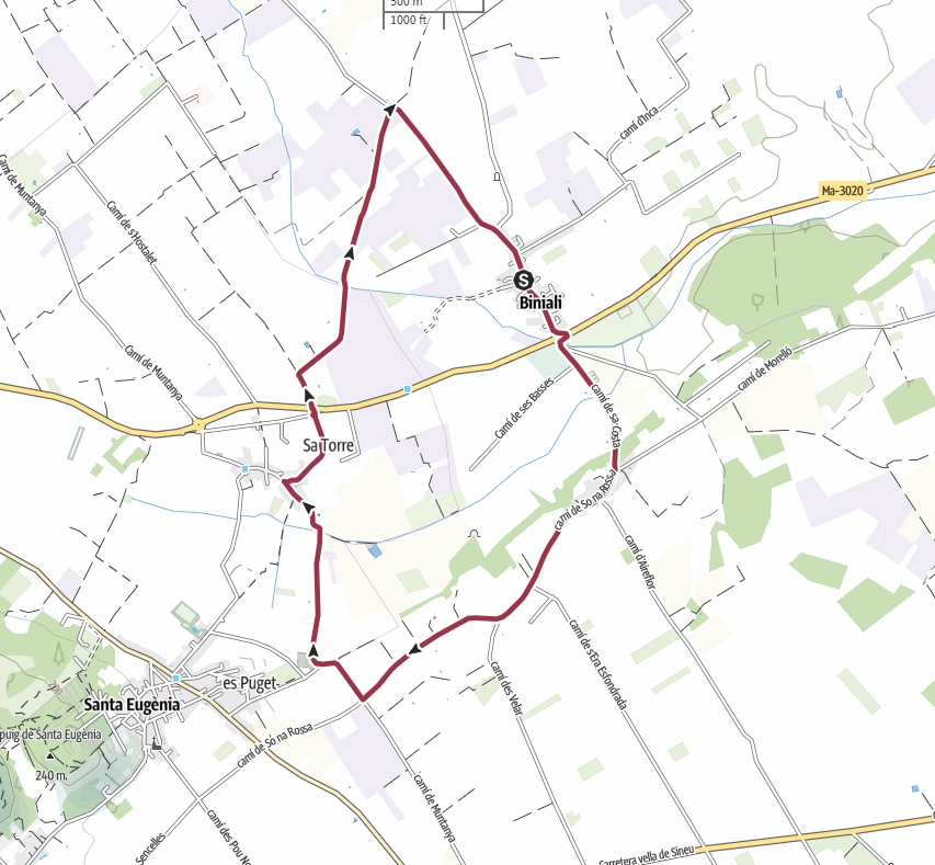 Mapa de la ruta Mapa de la ruta