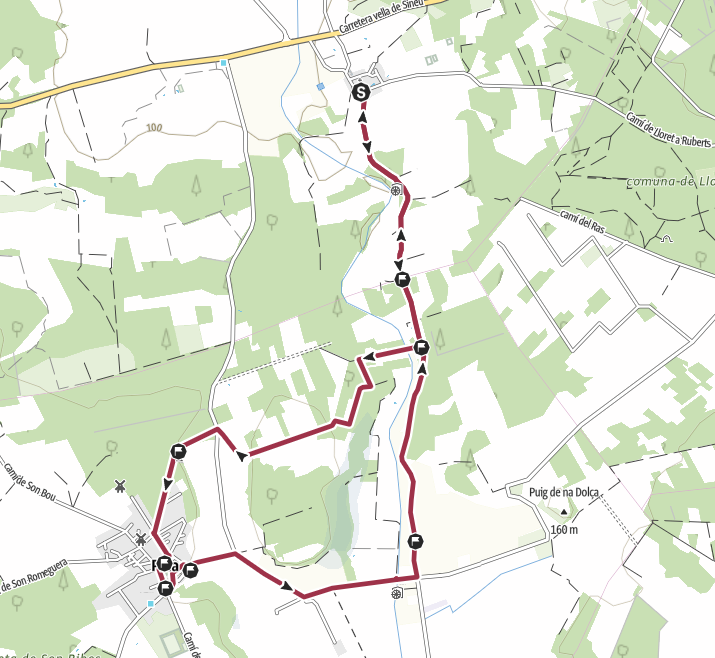 Mapa de la ruta Mapa de la ruta